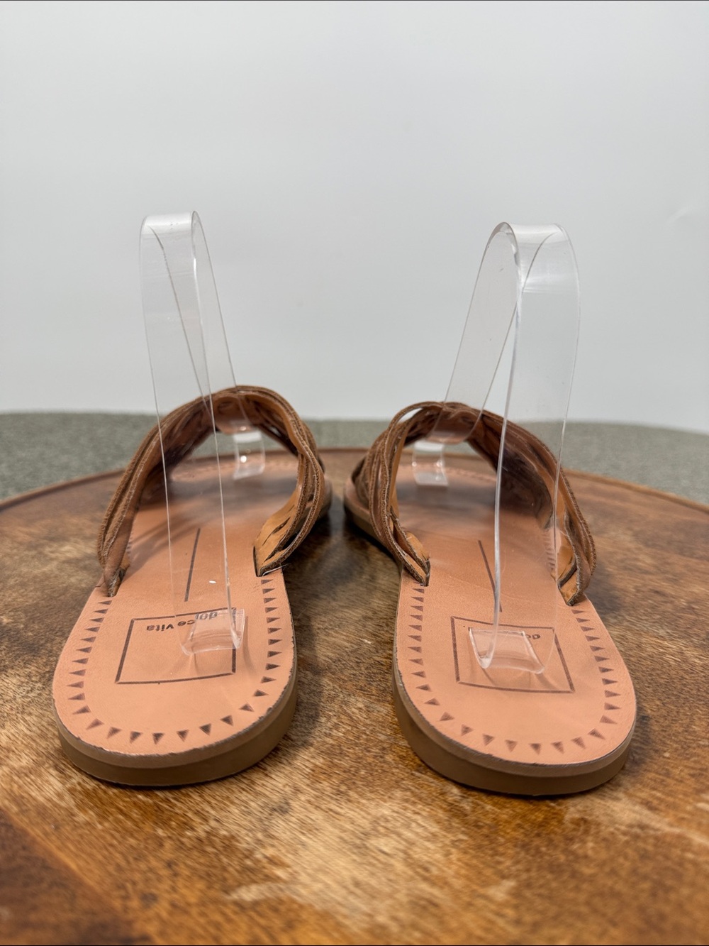 Dolce Vita Sandals Wm 8B Jacey Woven Leather Slide Haurache Boho Festival - Picture 5 of 13